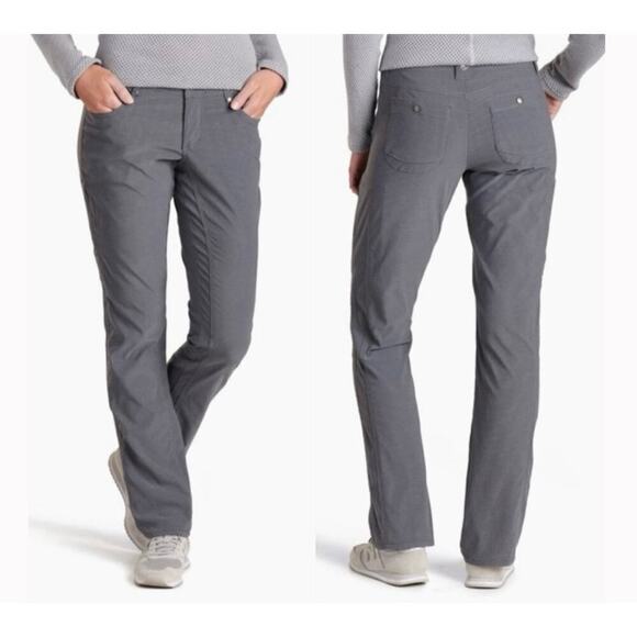 KUHL Womens Size 4 Short TREKR Pant Stone Gray Hiking Outdoors Style 6235 - Picture 1 of 12